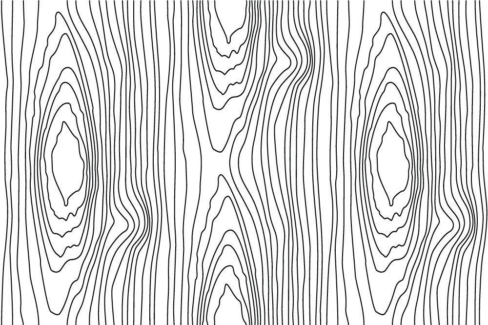 흑백 나무 질감 원래 플레이스매트 - TenStickers