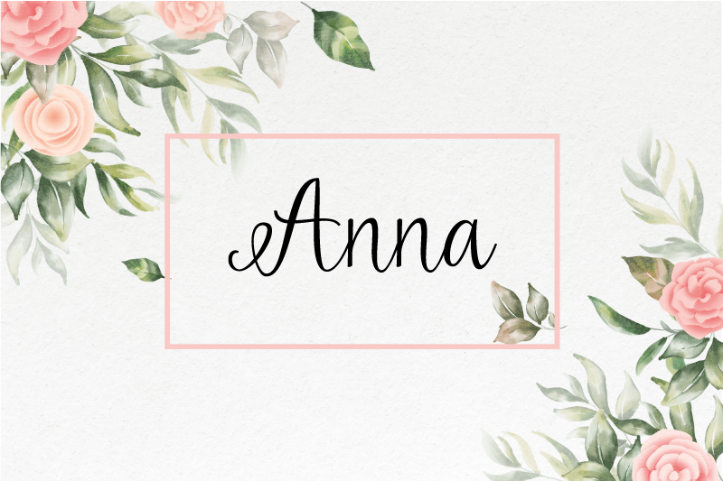 이름이 있는 식탁보 꽃무늬 맞춤형 테이블매트 - TenStickers