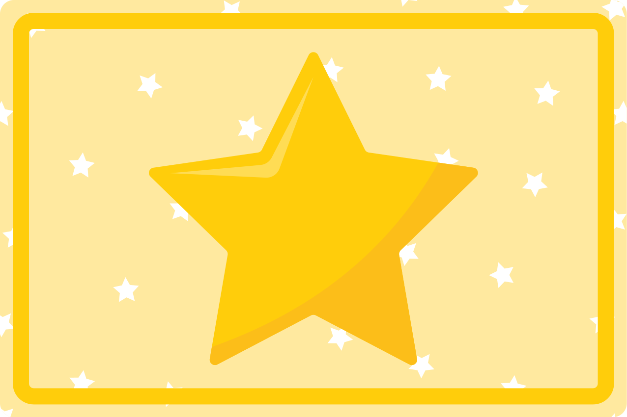 어린 이용 식탁보 다채로운 별 모양 - TenStickers