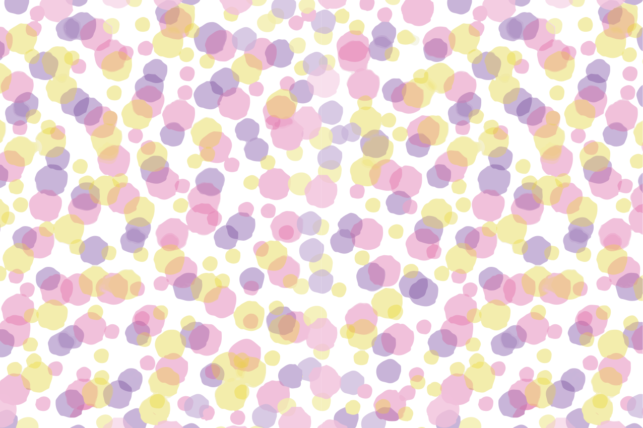 질감이 있는 식탁보 - 다채로운 추상 패턴 - TenStickers