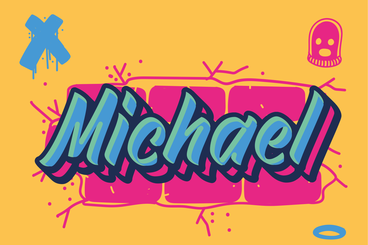 이름이 있는 식탁보 강렬한 이름 표현 - TenStickers