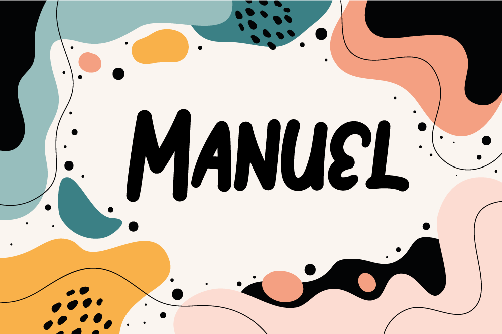 어린 이용 식탁보 생동감 있는 추상 형태 - TenStickers