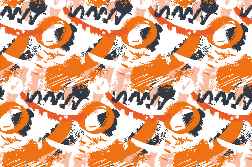 질감이 있는 식탁보 추상적인 컬러 패턴 - TenStickers