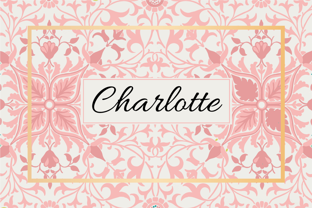 이름이 있는 식탁보 맞춤형 식물 배열 - TenStickers