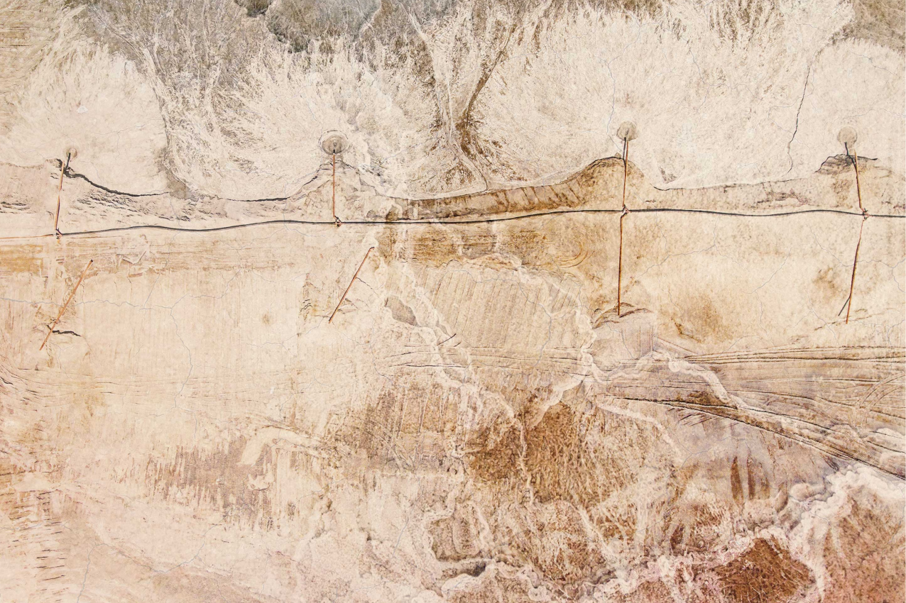 질감이 있는 식탁보 유기농 나무 마감 - TenStickers