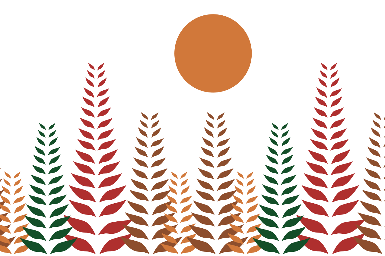 현대식 식탁보 세련된 잎무늬 - TenStickers