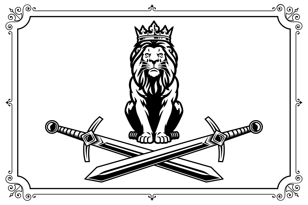 벽난로 카프리초소 라이온 킹 엠블럼 - TenStickers