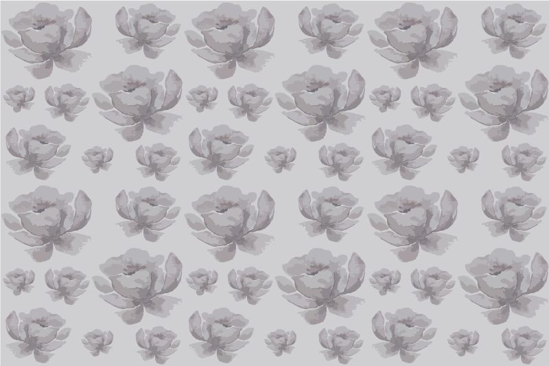 질감이 있는 식탁보 꽃무늬 표면 - TenStickers