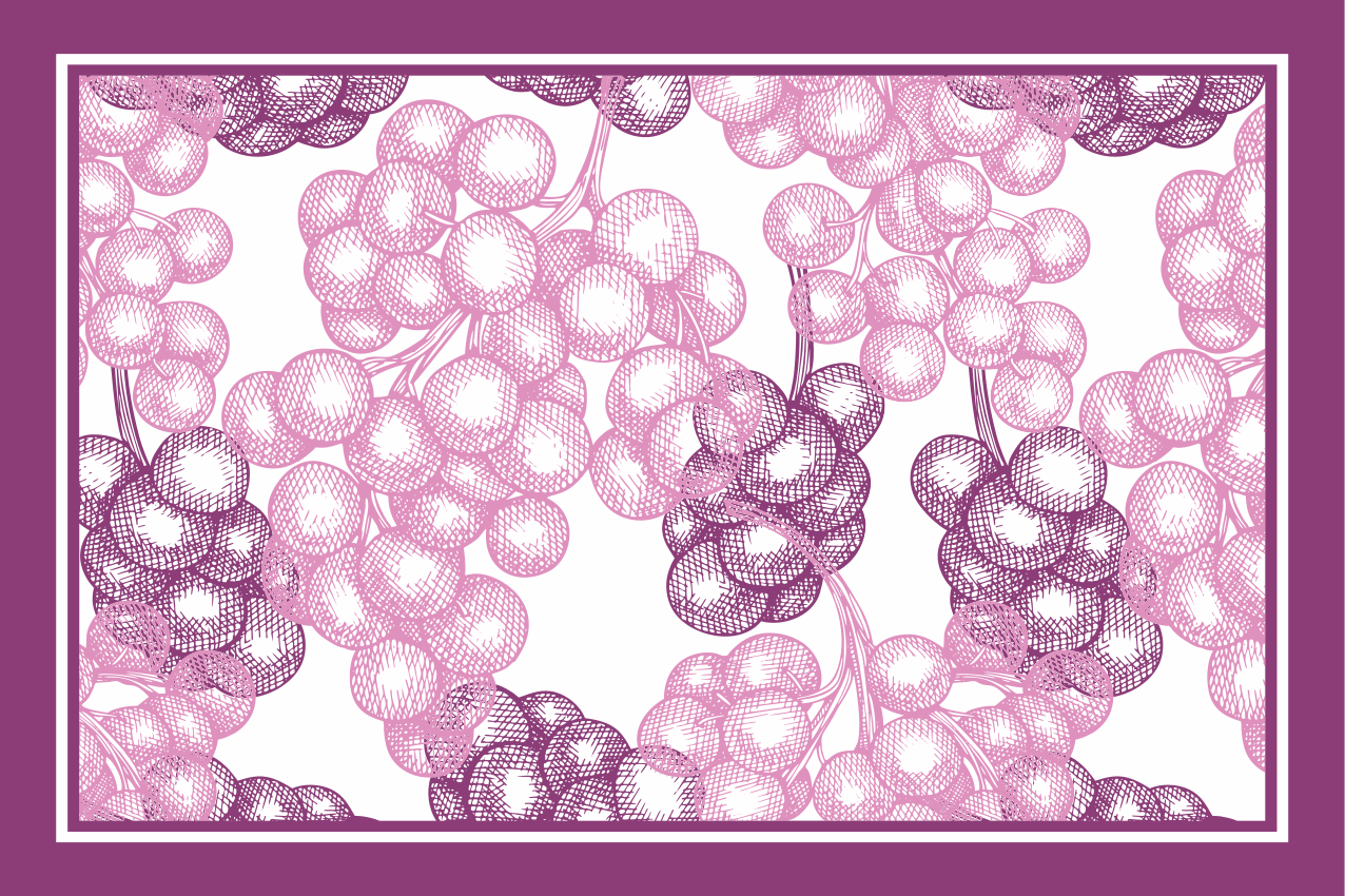 질감이 있는 식탁보 꽃무늬 텍스처 - TenStickers