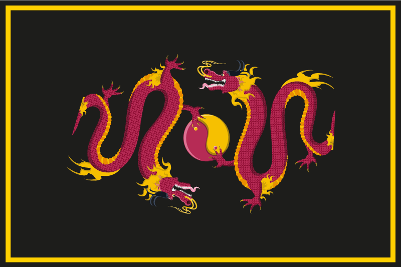 벽난로 카프리초소 드래곤 모티프 패턴 - TenStickers