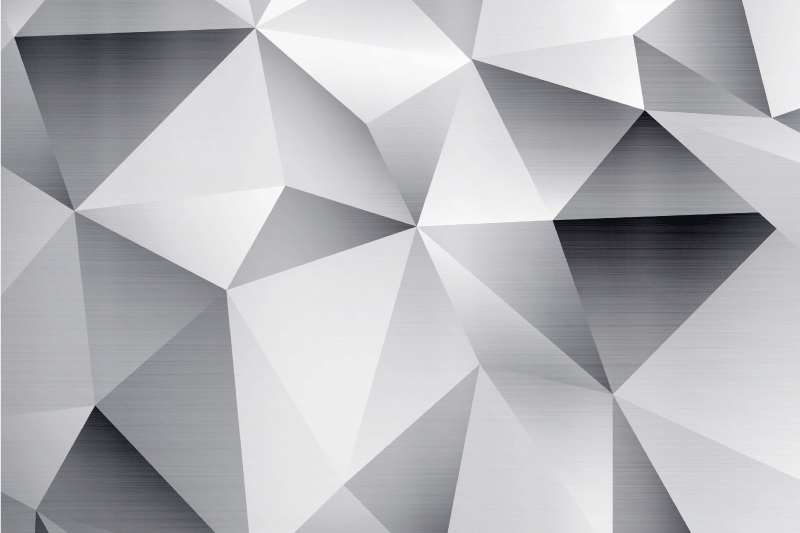 현대식 식탁보 기하학적 메탈릭 패턴 - TenStickers