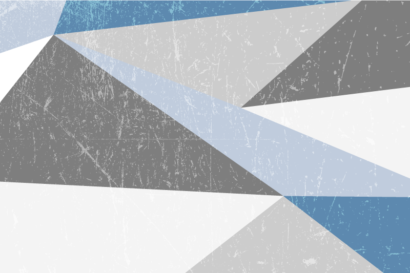 현대식 식탁보 기하학적 각진 패턴 - TenStickers