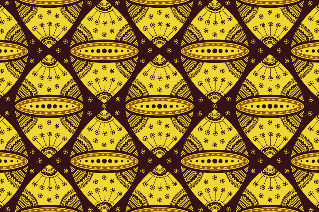 질감이 있는 식탁보 복잡한 기하학적 무늬 - TenStickers