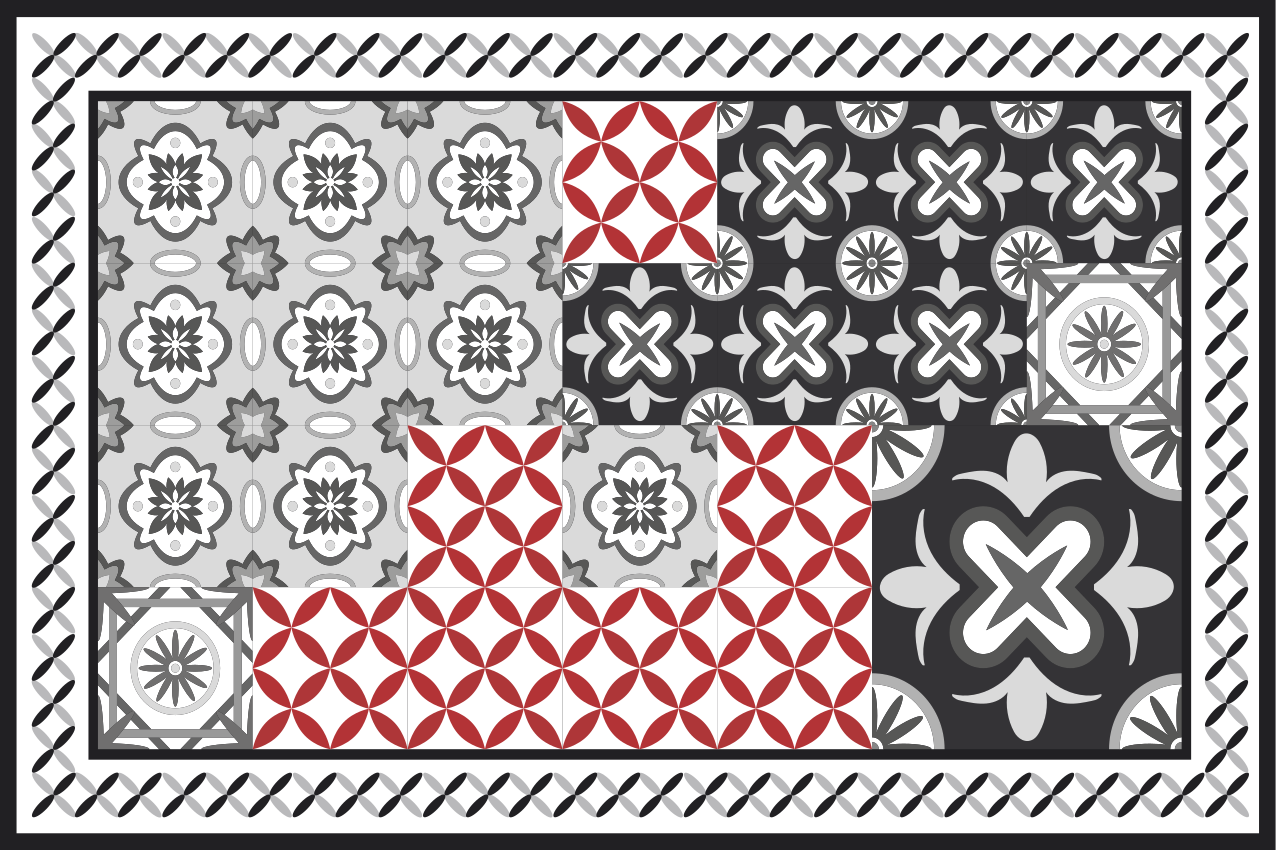 질감이 있는 식탁보 세련된 질감의 표면 - TenStickers