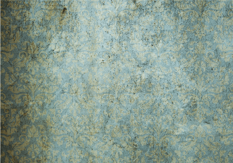 질감이 있는 식탁보 우아한 빈티지 모티프 - TenStickers