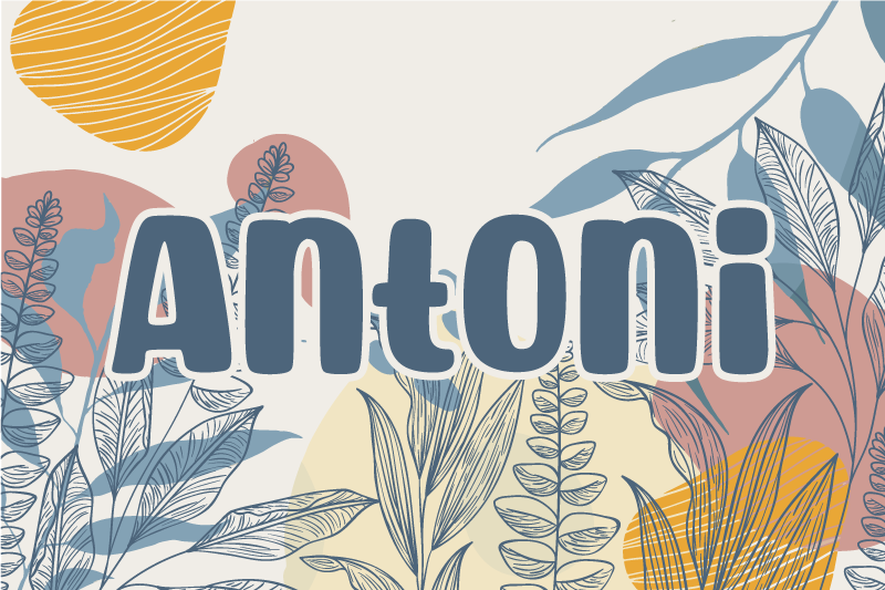 벽난로 카프리초소 스타일리시 네임 디자인 - TenStickers