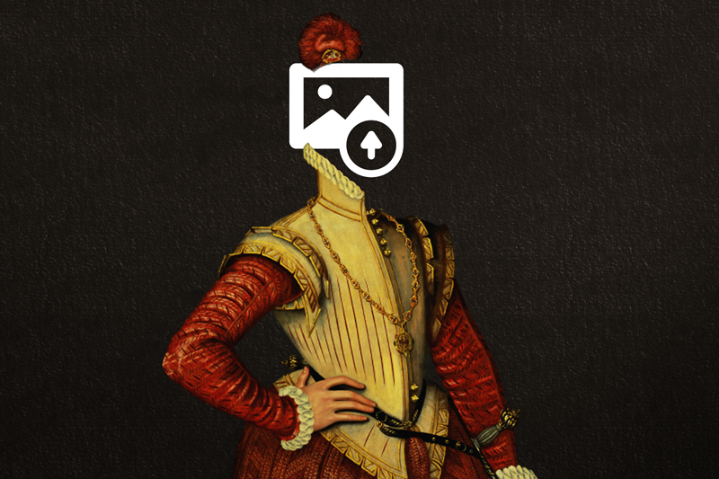 귀족 개 우아한 플레이스 매트 - TenStickers