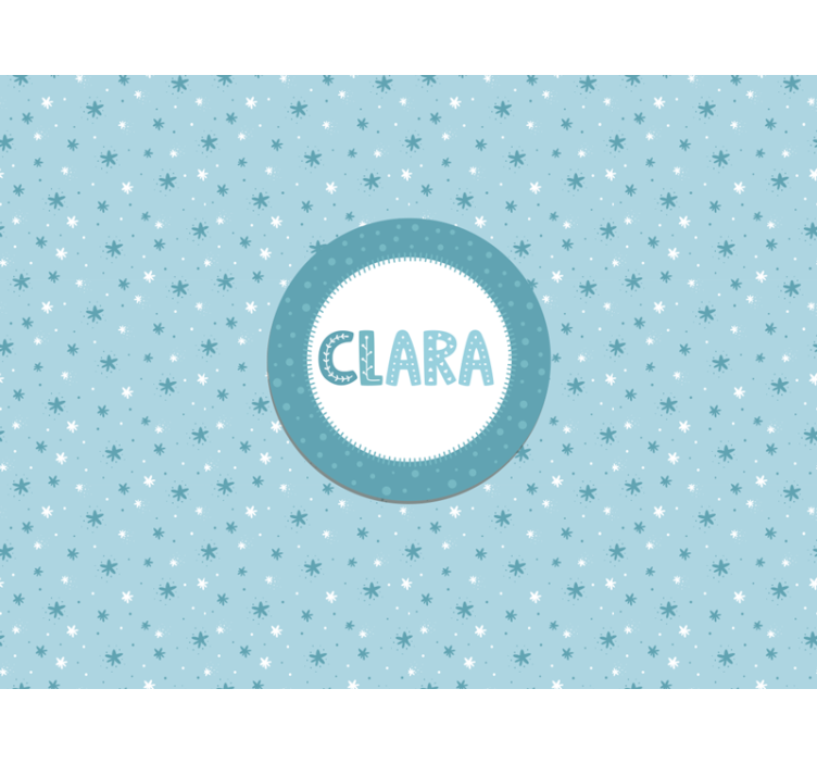 보육 벽 벽화 별 패턴 - TenStickers