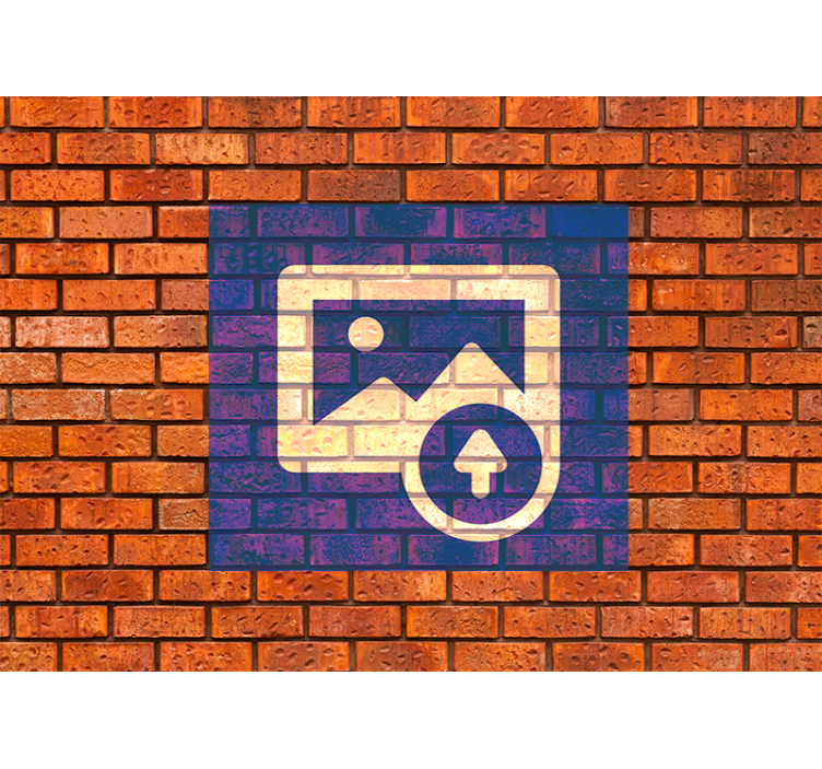 벽화 벽돌 스페인 국기 효과 - TenStickers