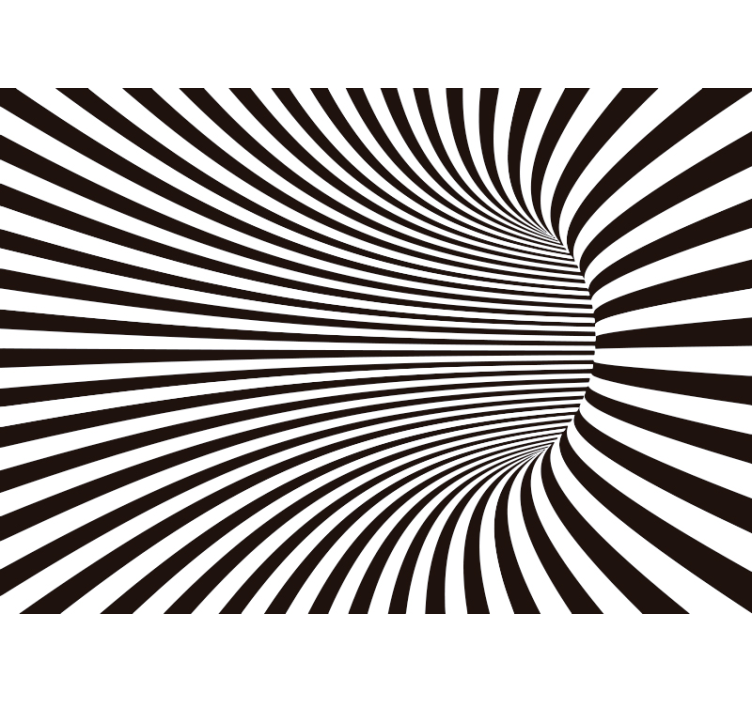 3d 터널 효과 벽 벽화 - TenStickers