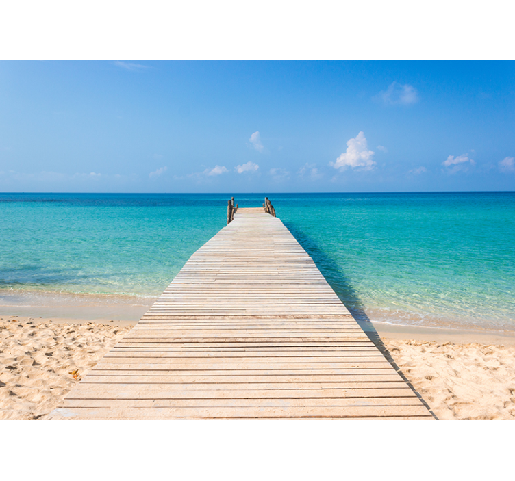 해변 바다 벽 벽화에 - TenStickers