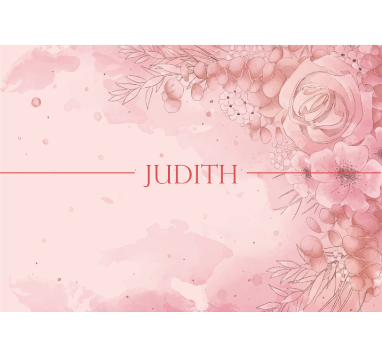 꽃 벽 벽화 맞춤형 꽃 디자인 - TenStickers