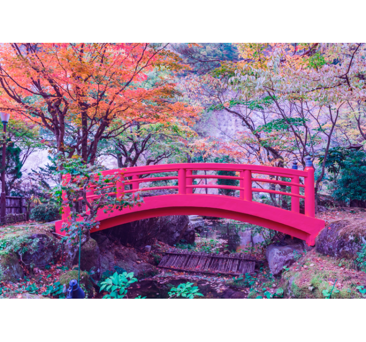 숲 벽 벽화 평화로운 정원 아치웨이 - TenStickers