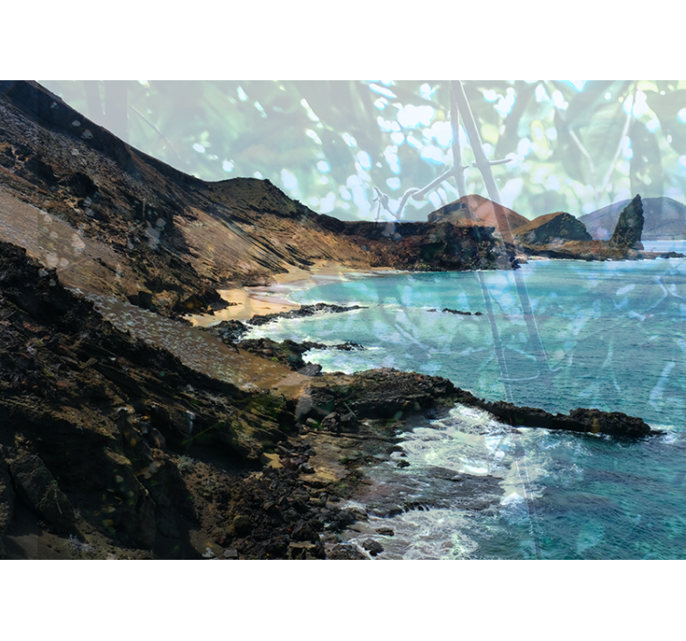 풍경 벽 벽화 해안 돌 형성 - TenStickers