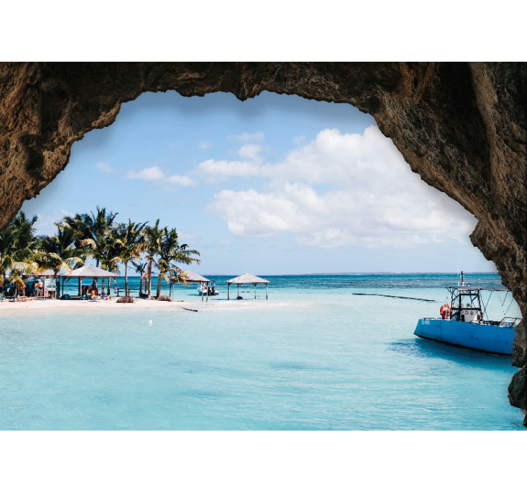 풍경 벽 벽화 열대 해변 경관 - TenStickers