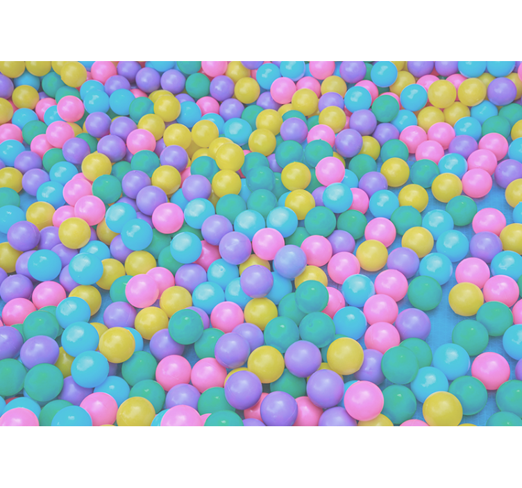 3d 컬러 볼 3d 벽 벽화 - TenStickers