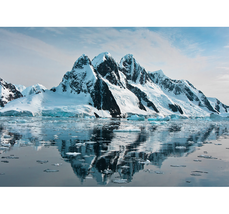 3d 숨겨진 빙산 벽화 - TenStickers