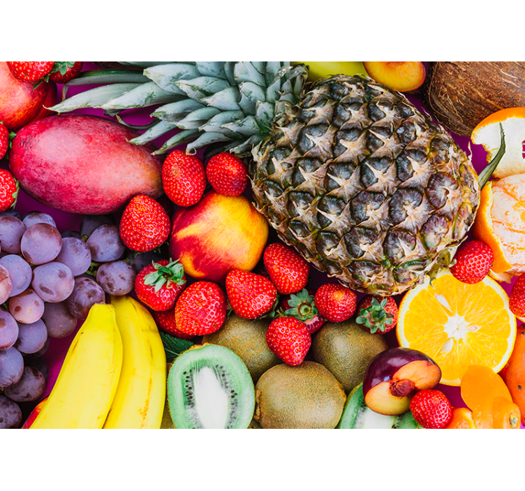 꽃 벽 벽화 생동감 넘치는 과일 모음 - TenStickers