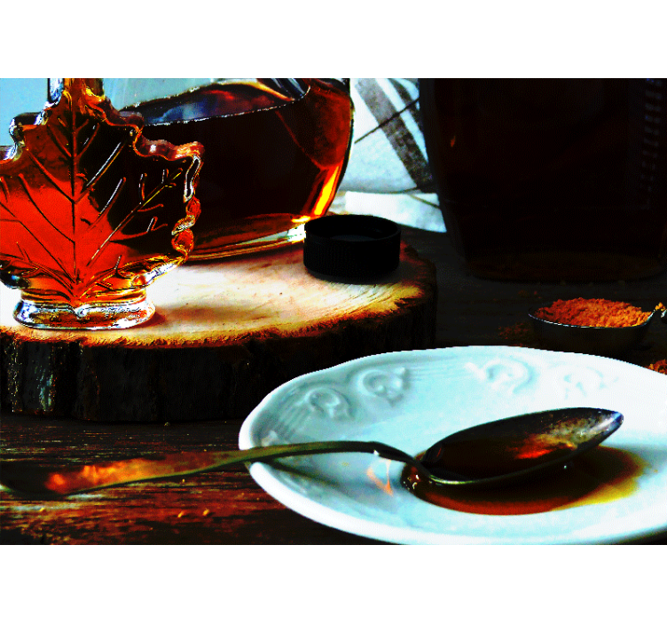 Murales de arte urbano 메이플 시럽 디라이트 - TenStickers