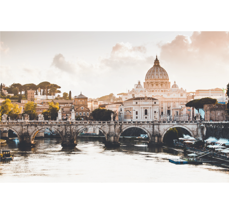 천사의 다리 세인트. 성 베드로 대성당 벽화 - TenStickers