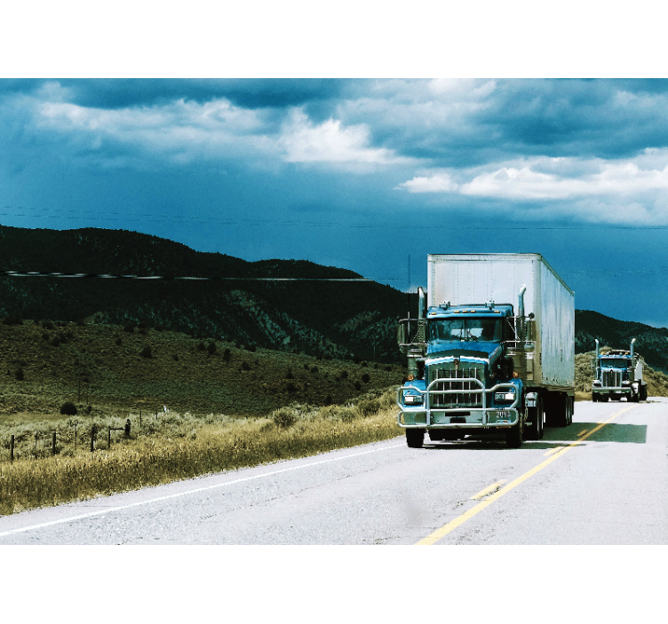 차량 벽 벽화 고속도로의 자동차들 - TenStickers