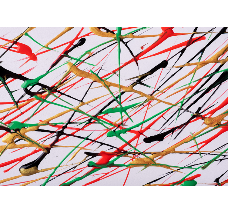 스플래시 질감 톤 추상 벽 벽화 - TenStickers