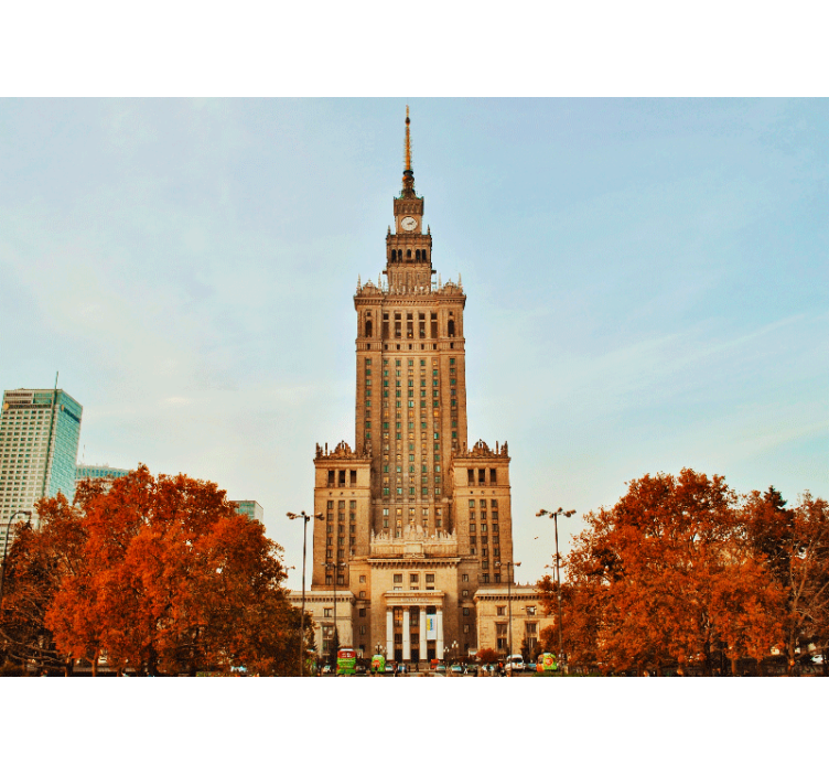 도시와 국가 벽 벽화 문화궁전 - TenStickers