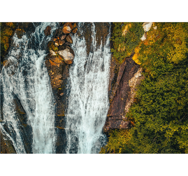 노르웨이 산 폭포 자연 벽 벽화 - TenStickers