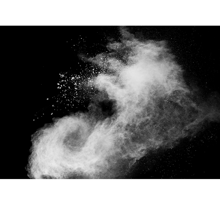 3d 효과 벽 벽화 연기 구름 효과 - TenStickers