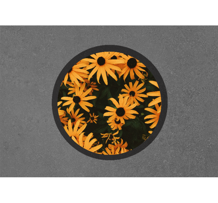 아름다운 사실적인 꽃 벽화 - TenStickers