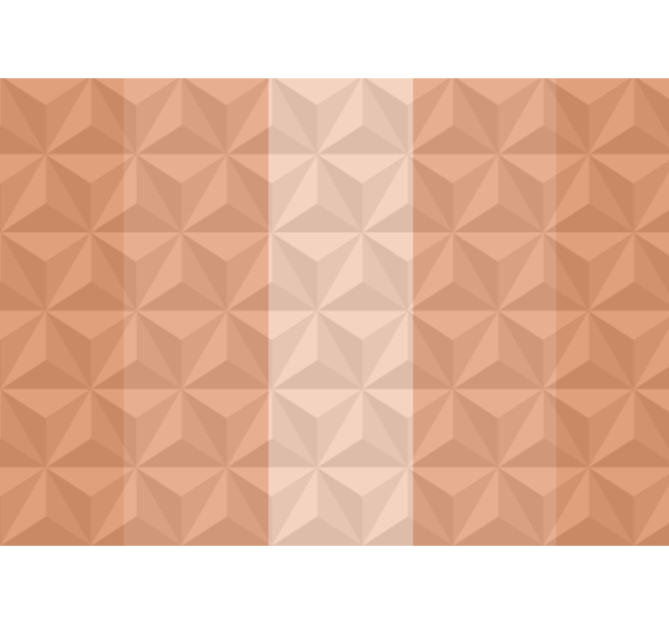 질감과 패턴 벽 벽화 기하학적 3d 패턴 - TenStickers