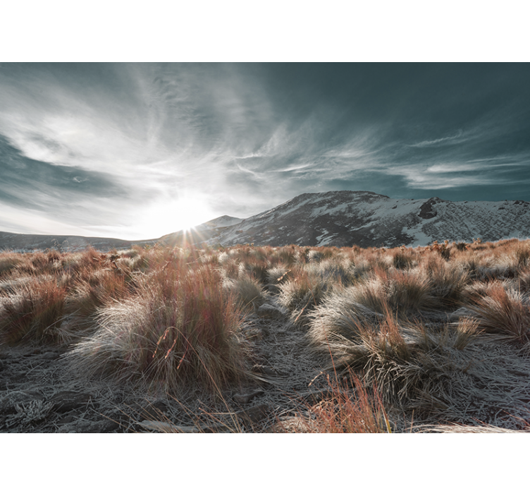 풍경 벽 벽화 산의 일출 풍경 - TenStickers