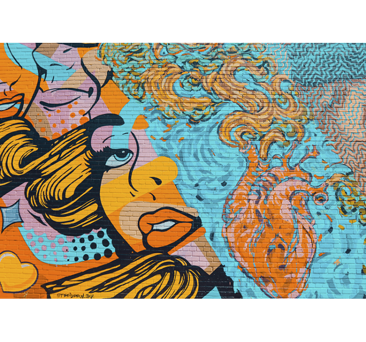 Murales de arte urbano 다채로운 도시 표현 - TenStickers