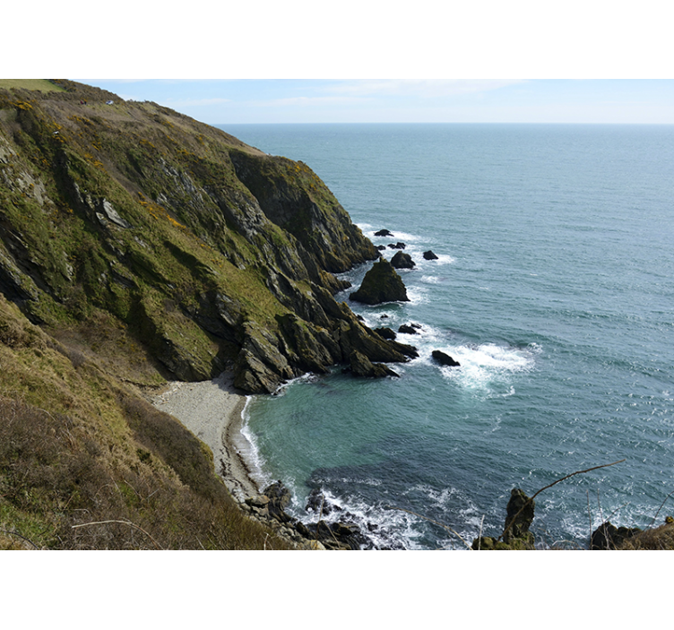 풍경 벽 벽화 해안 돌 구조물 - TenStickers