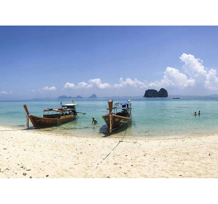 풍경 벽 벽화 열대 해변 풍경 - TenStickers