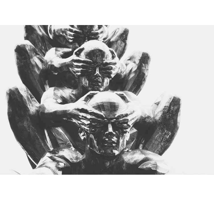 예술 벽화 추상 인간 형상 - TenStickers