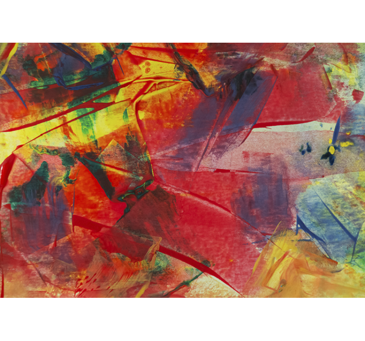 초록 벽 벽화 다이나믹 컬러 퓨전 - TenStickers