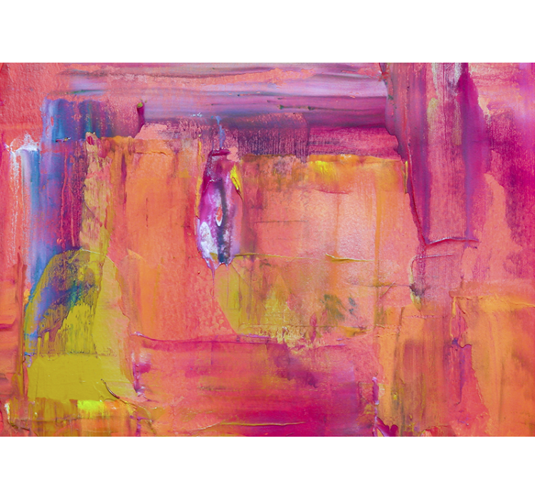 초록 벽 벽화 생동감 넘치는 색의 폭발 - TenStickers