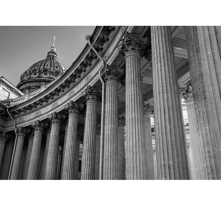 콘크리트 기둥 벽 벽화 사진 - TenStickers