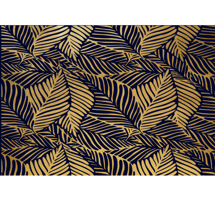 포토 뮤럴 자연 섬세한 잎 패턴 - TenStickers